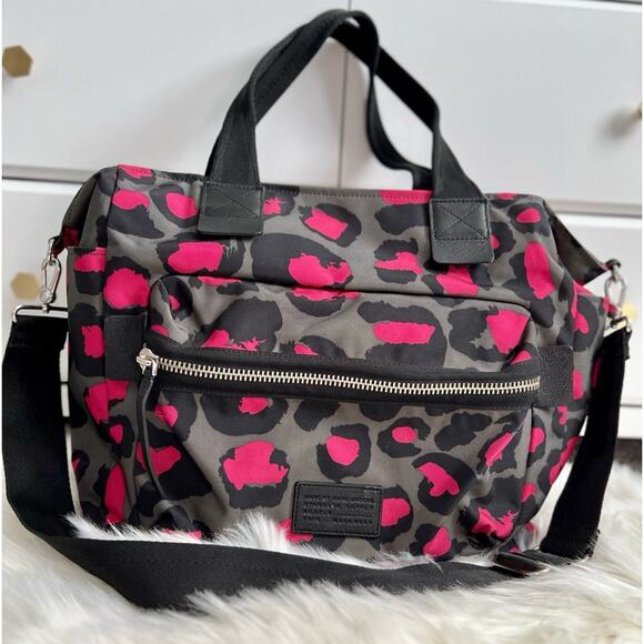 Marc by Marc Jacobs Leopard Print Diaper Bag - Picture 1 of 9